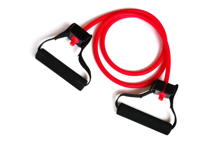 Tube resistance band with handles